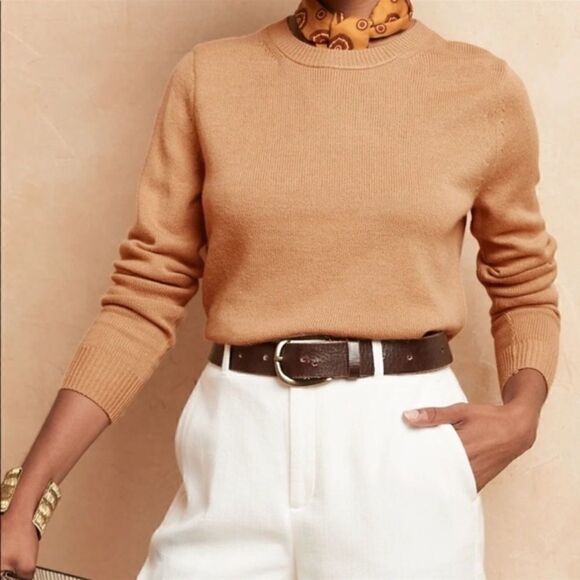 Banana Republic Everyday  Lofty Crew-Neck Sweater - Picture 1 of 12